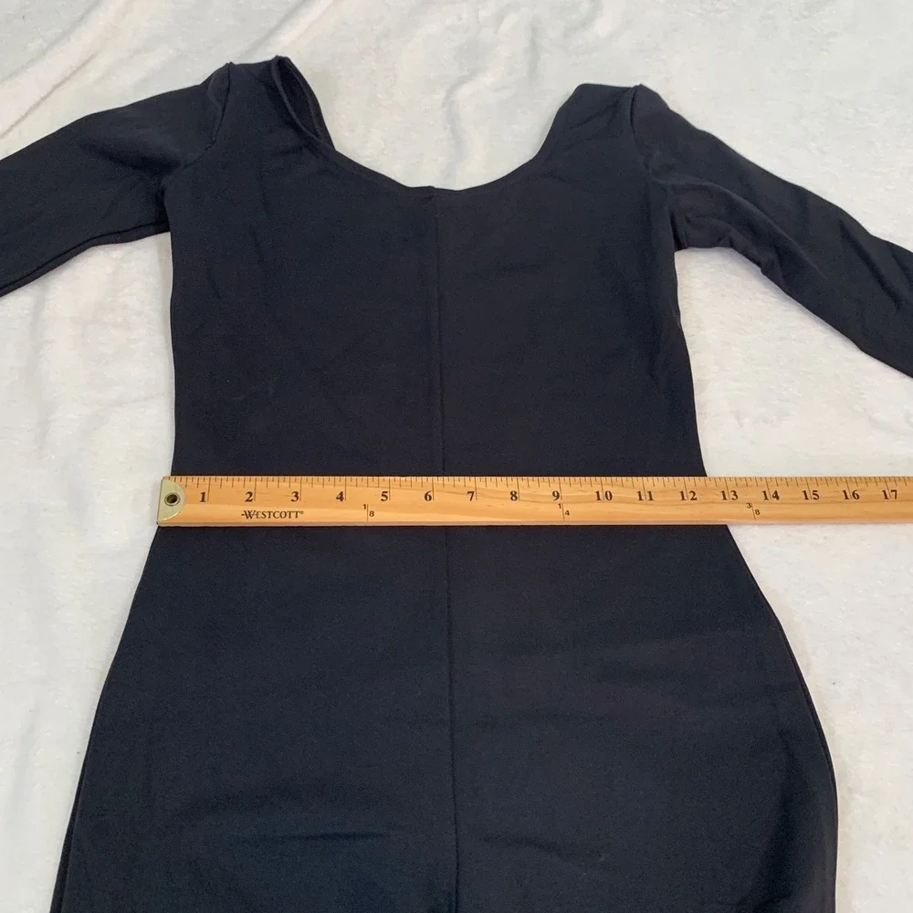 Capezio Black Long Sleeve Unitard Leotard Kids Youth Lg‎ Dance Gymnastics Ballet